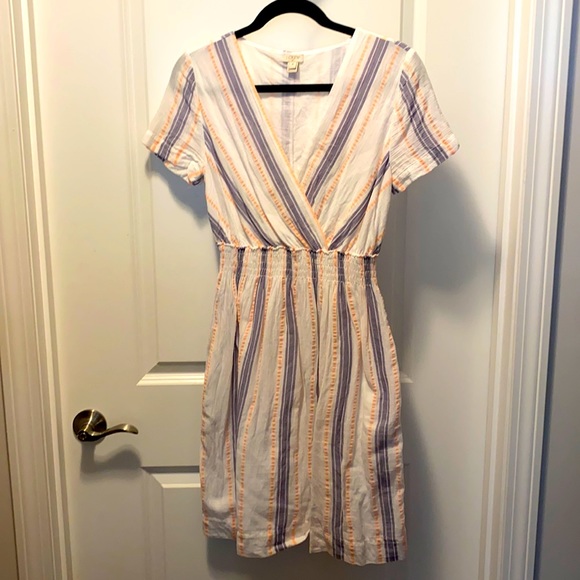 Jcrew striped dress, size xs, short sleeve - Picture 1 of 2